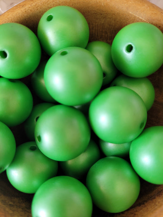 Green Matte Pearl Beads