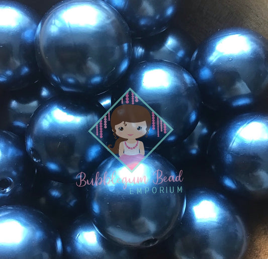 Storm Blue Pearl Beads