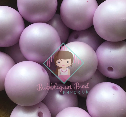 Lilac Matte Pearl Beads