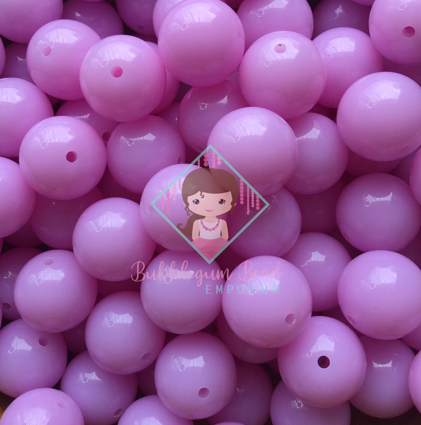 Lavender Jelly Beads
