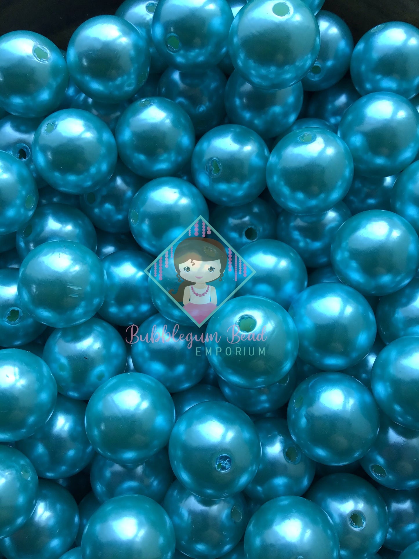 Azure Pearl Beads