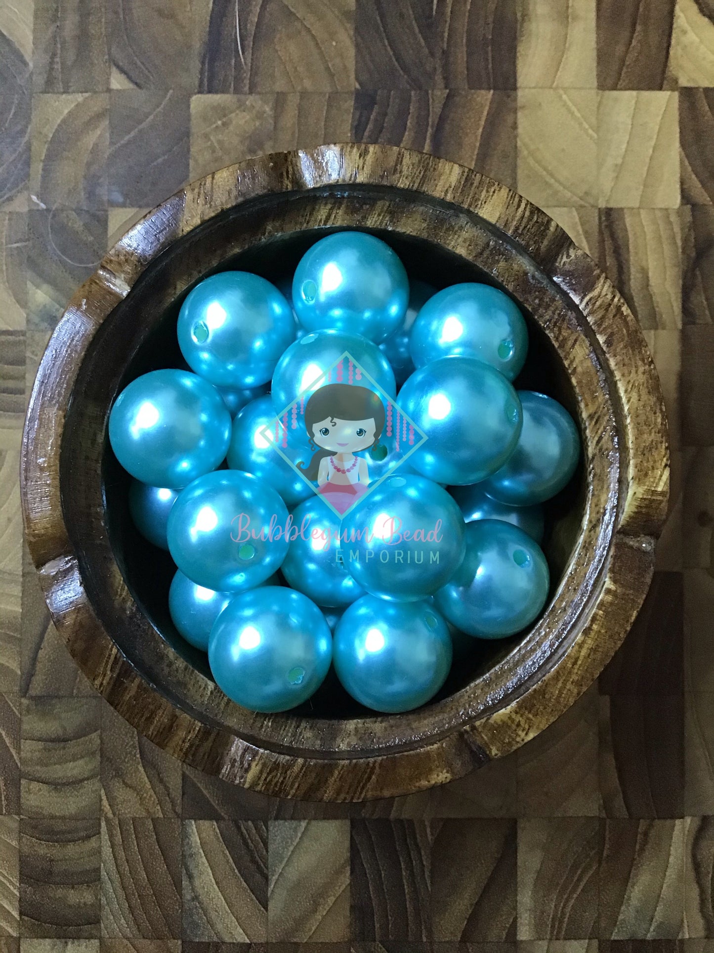 Azure Pearl Beads