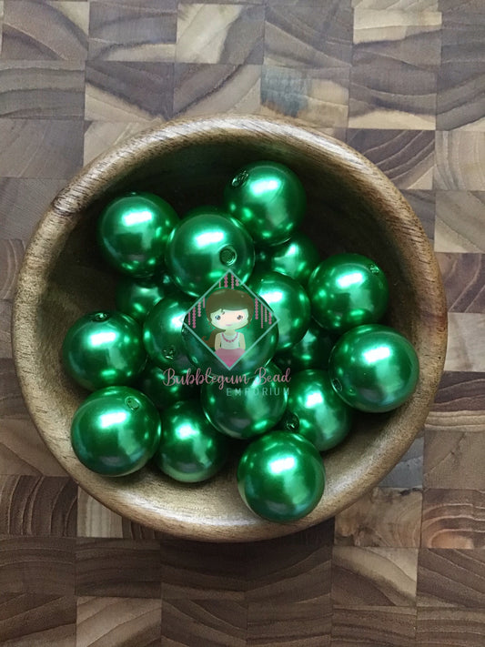 Green Pearl Beads