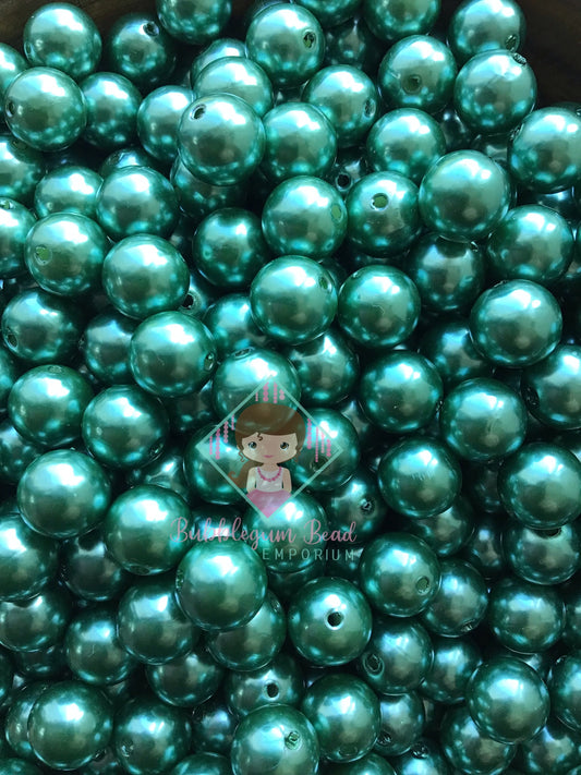 Teal Pearl Beads