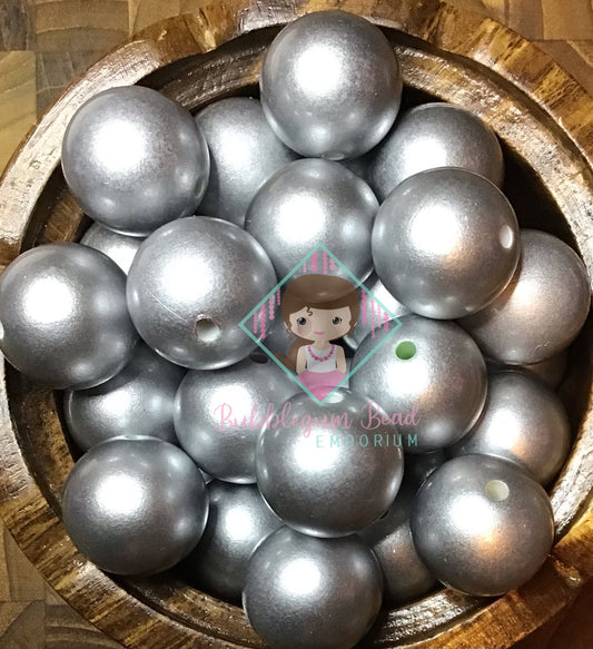 Silver Pearl Beads