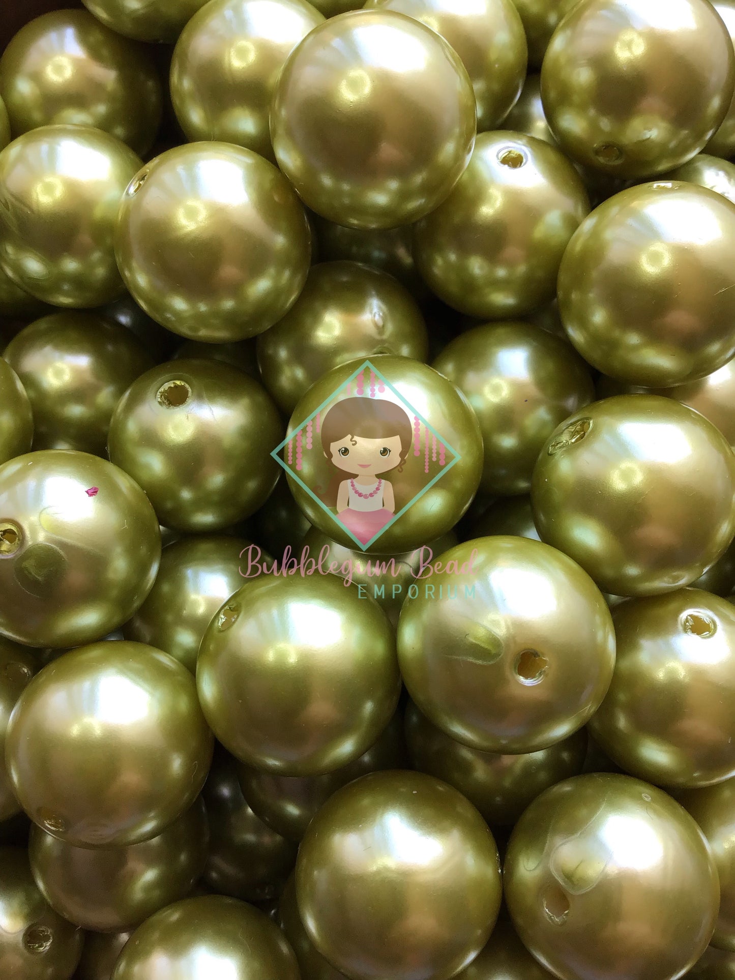 Green Tea Pearl Beads