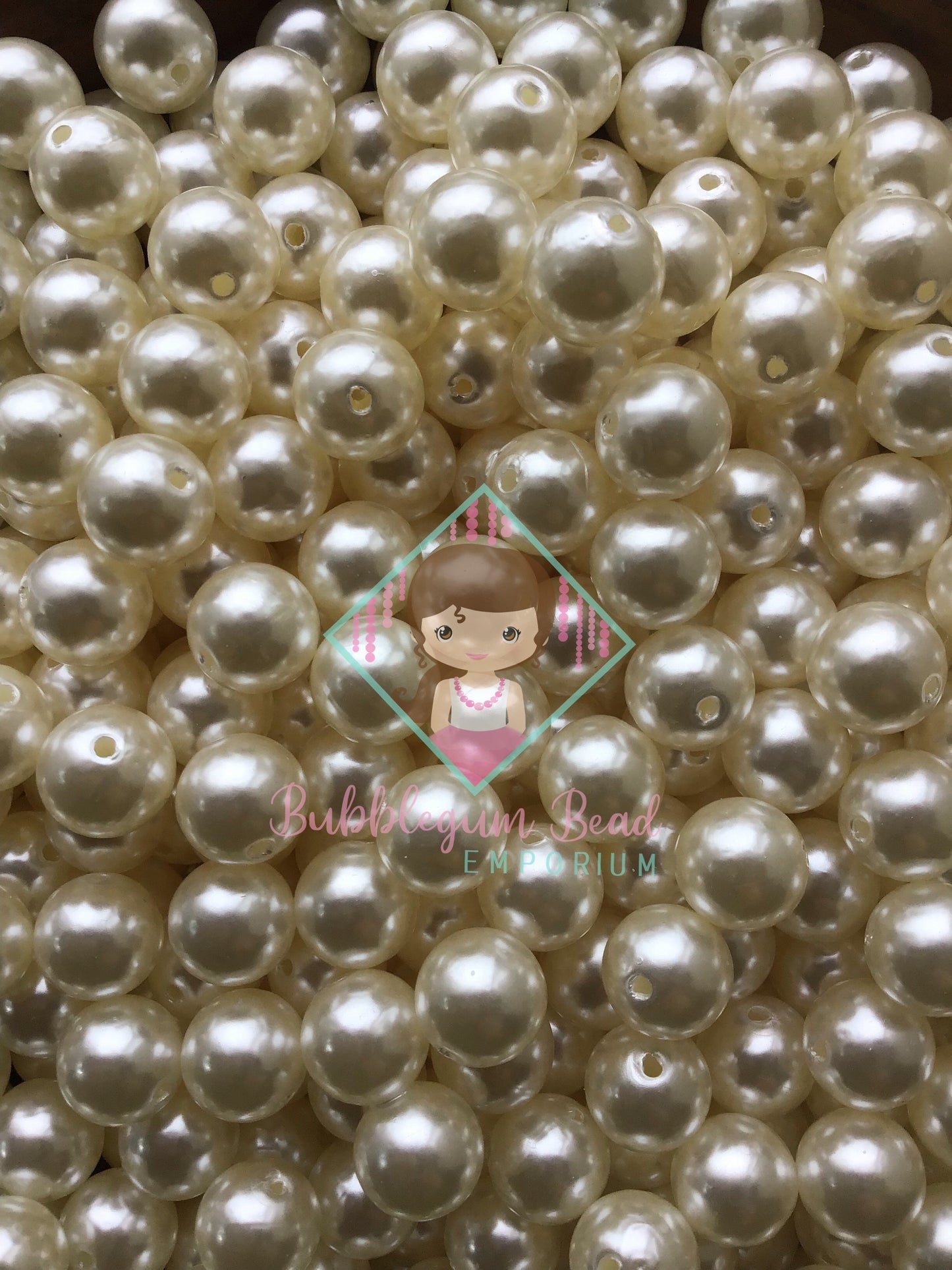 Cream Pearl Beads.