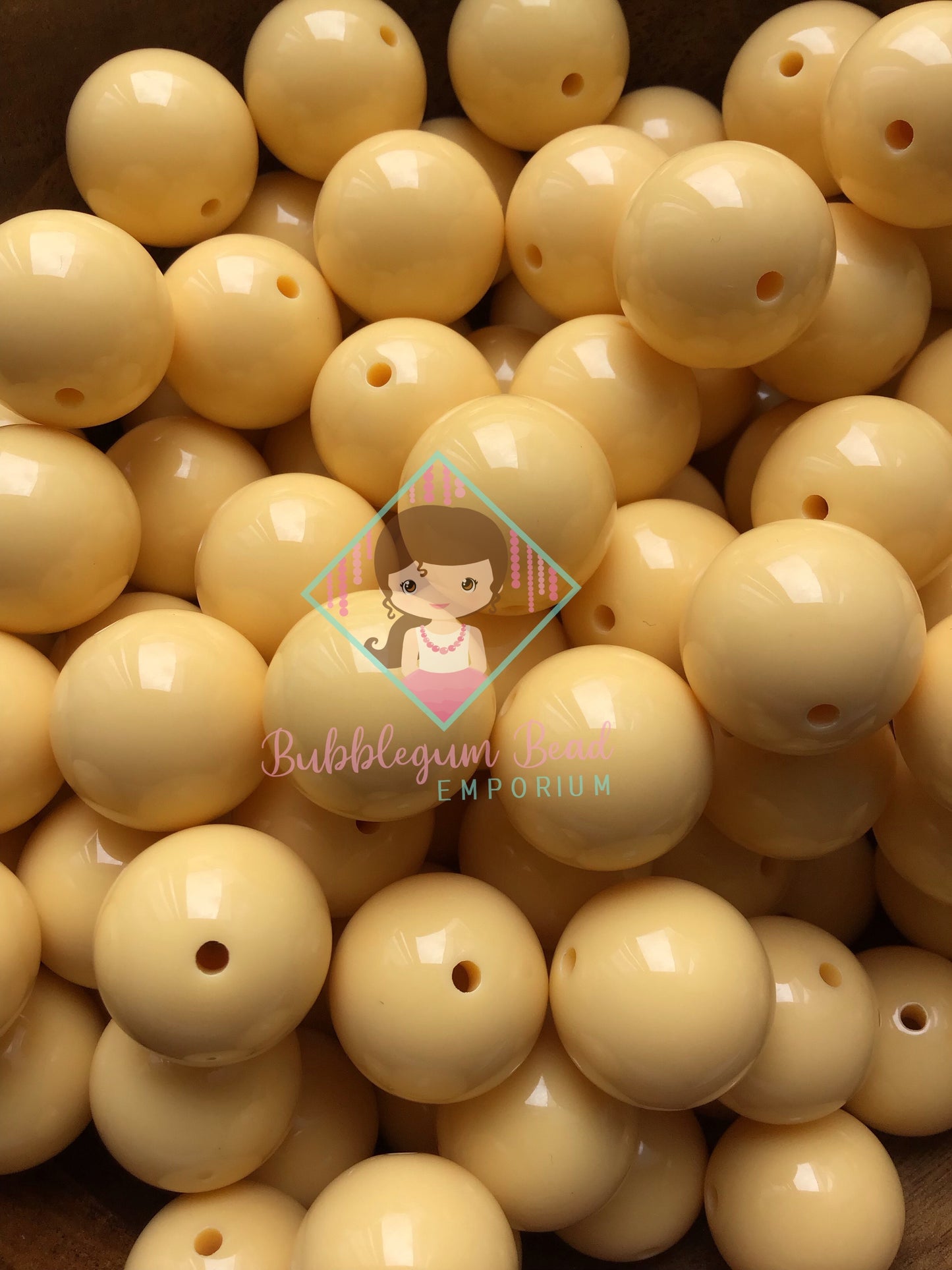 Butterbeer Solid Colour Beads